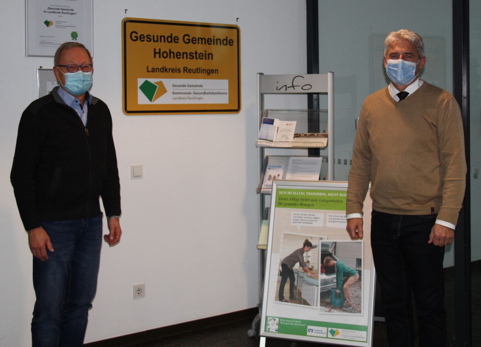 Gespräch mit Bürgermeister Jochen Zeller in Hohenstein klauskaeppeler.de